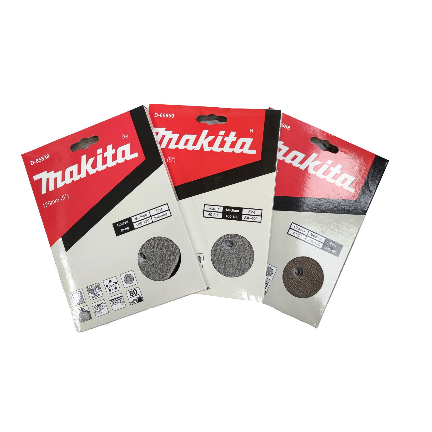 Makita 5" Orbital Sandpaper